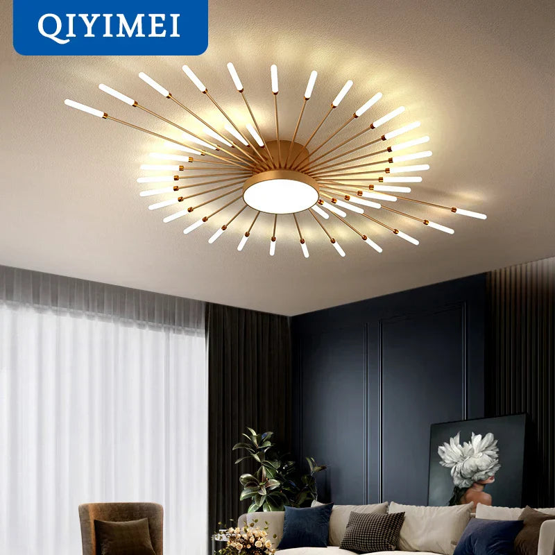 DecorBites™ LED Acrylic Ceiling Light Fixture for Bedroom Hall Living Room Kids, Modern Luster