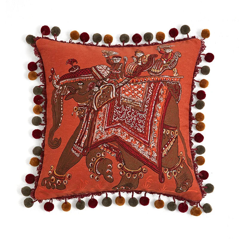 DecorBites™ American Luxe Retro Cushion Covers: Original Design Throw Pillow Case for Sofa