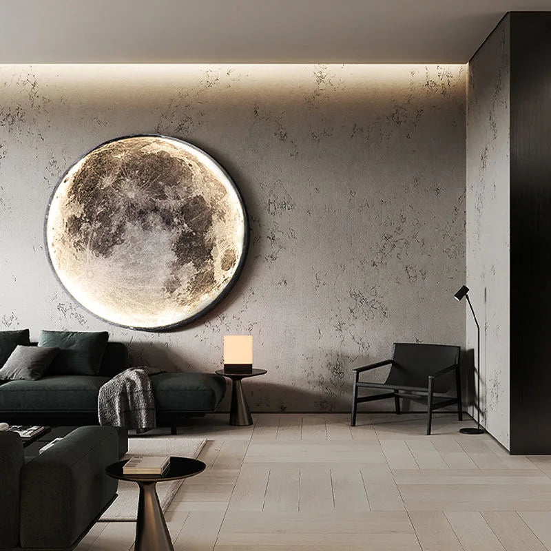 DecorBites™ LED Moon Wall Lamp: Modern, Nordic, Minimalist, Bedroom, Living Room Decor