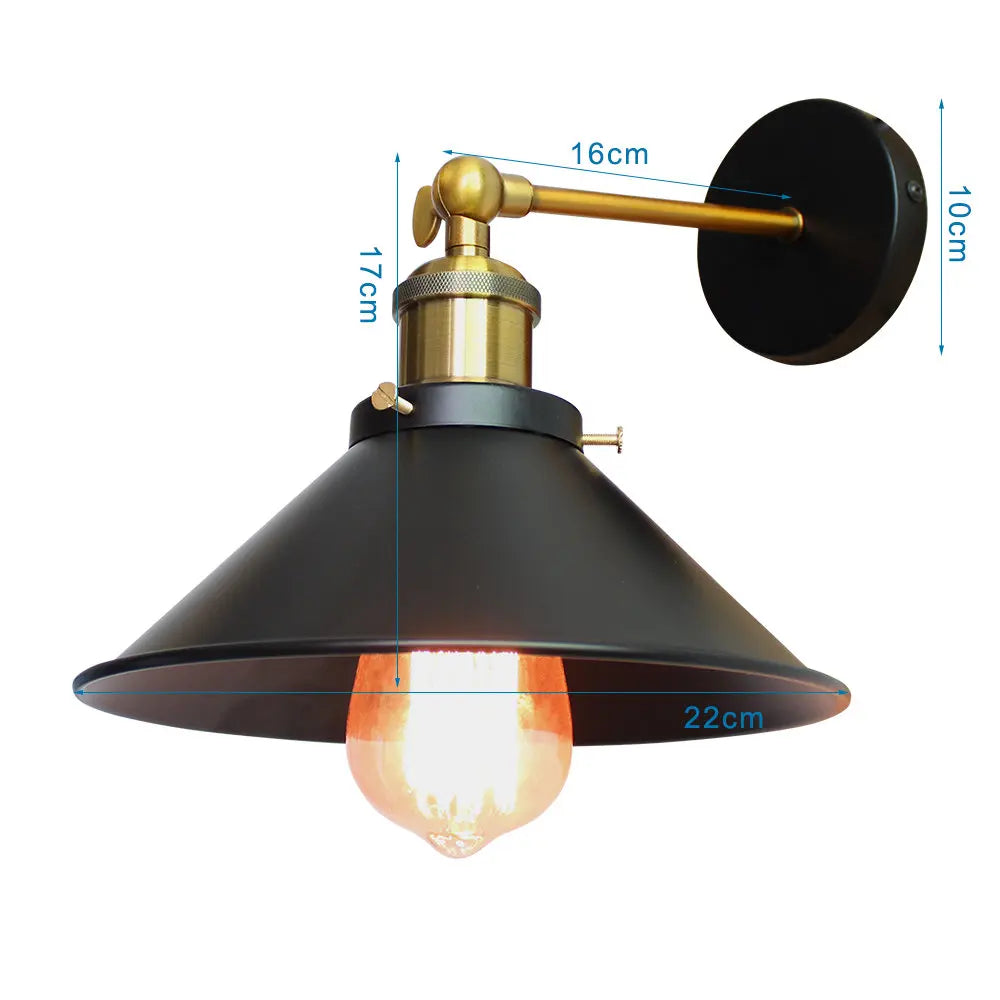 DecorBites™ Industrial Loft LED Cage Wall Light Sconce - Modern Home Lighting Fixture