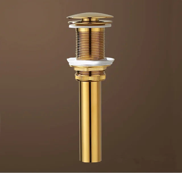 DecorBites™ Gold Waterfall Basin Faucet - Brass Mixer Tap for Bathroom Sink, Hot and Cold