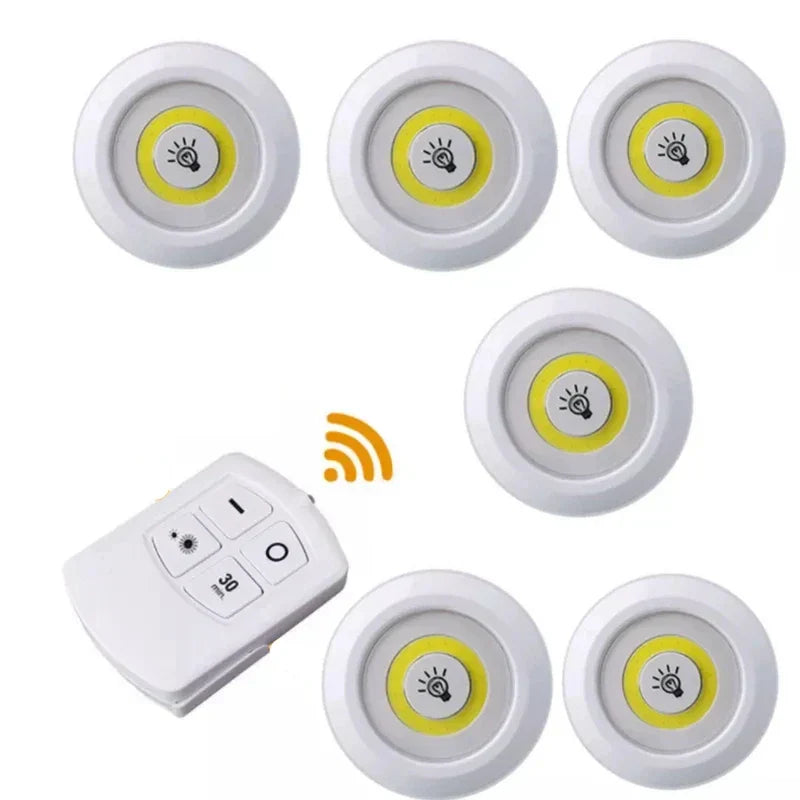 DecorBites™ LED Under Cabinet Light with Remote Control Dimming