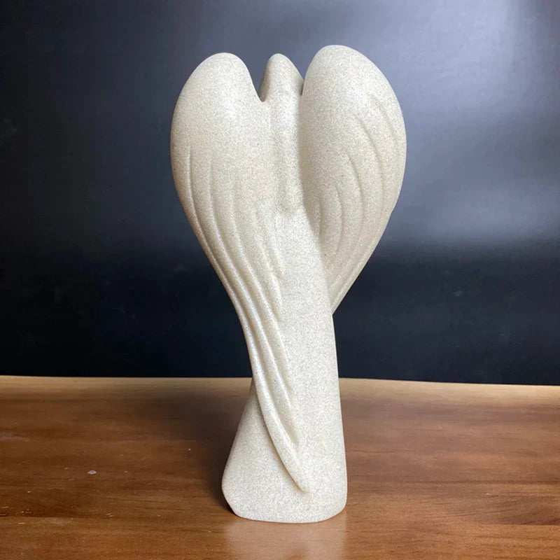 DecorBites™ Angel Wing Girl Resin Statue for Home Decor