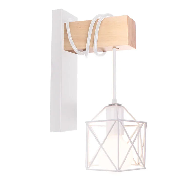 DecorBites™ Artistic Metal Iron Wall Lamp for Bedroom Livingroom Restaurant Bar Sconce