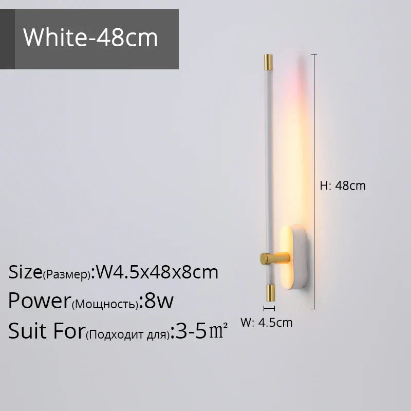 DecorBites™ LED Strip Wall Lamp for Modern Decor in Staircase, Bedroom, or Aisle