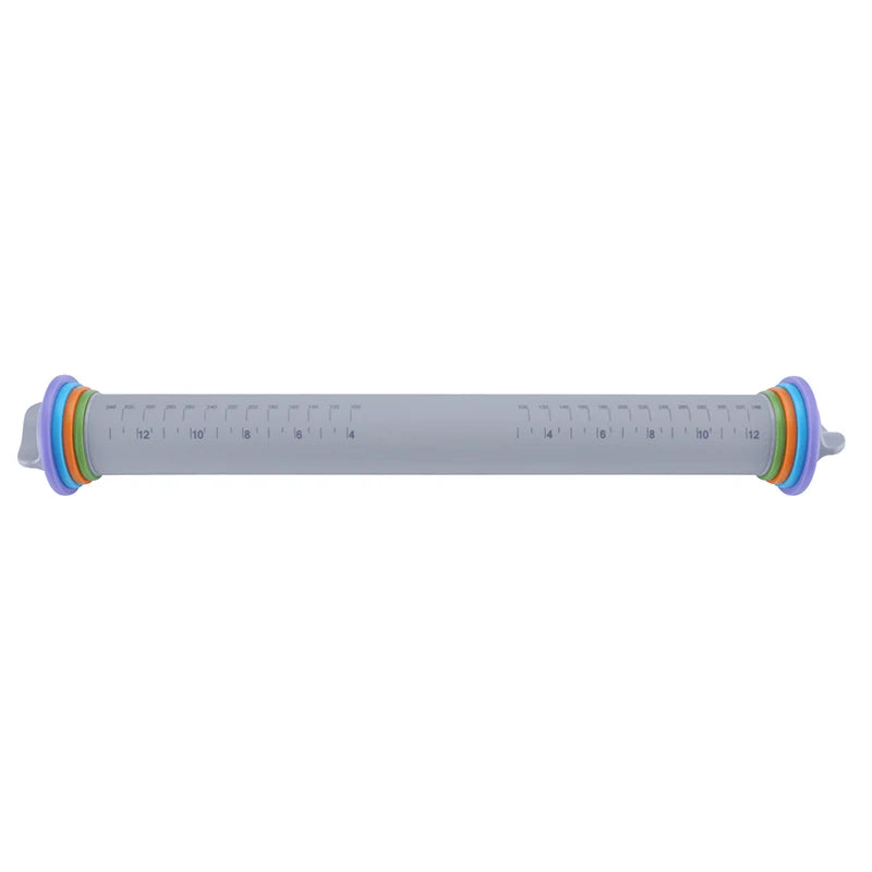 DecorBites™ Adjustable Silicone Rolling Pin for Fondant Cake Pastry Decor - Bakeware Tool