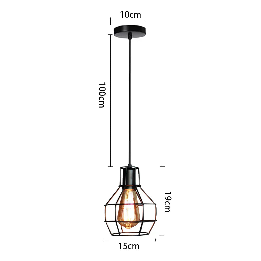 DecorBites™ Industrial LED Pendant Ceiling Light for Home Living Room Kitchen Decor