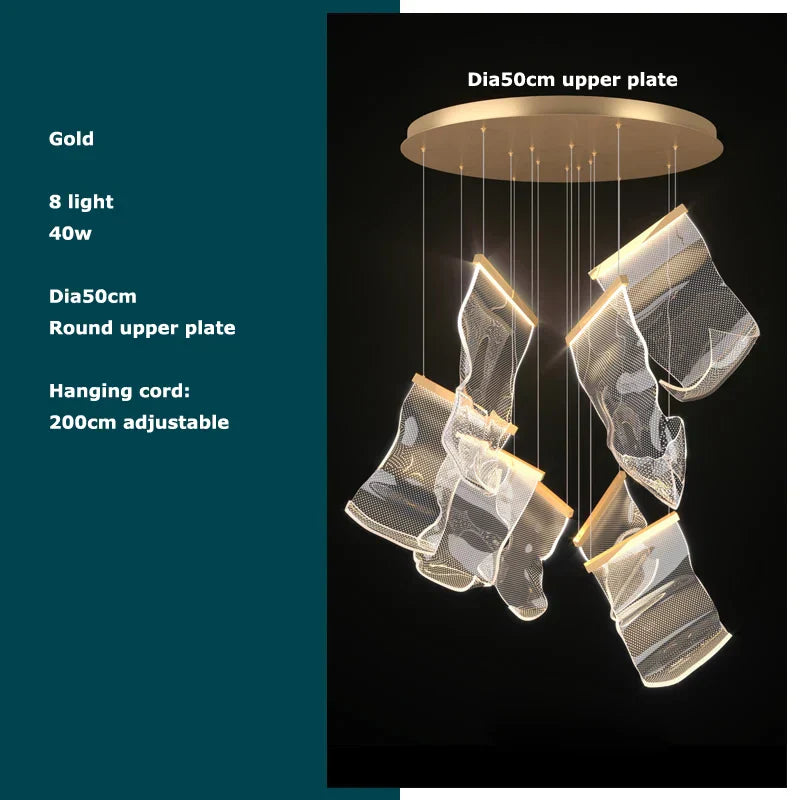 DecorBites™ Black Love Chandelier Lighting for Dinning Room