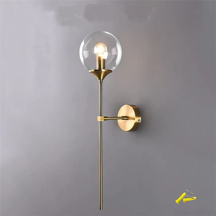 DecorBites™ Glass Wall Lamp with LED for Home Decor and Bedroom Lighting