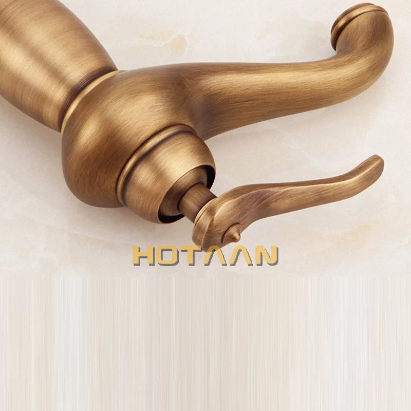 DecorBites™ Antique Bronze Tall Basin Faucet - Luxury Europe Style Solid Copper Mixer