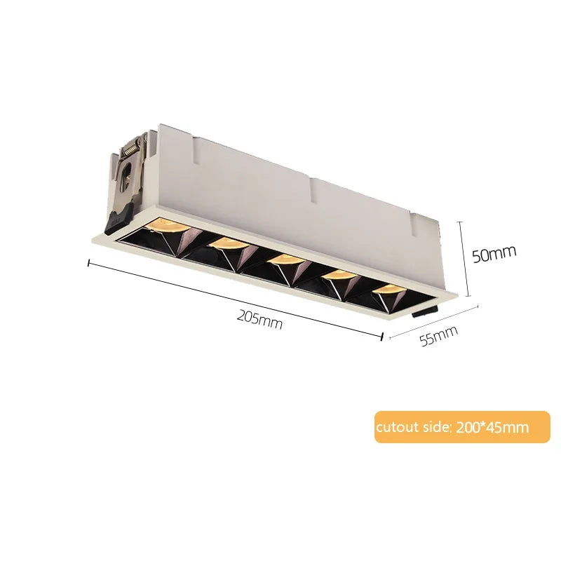 DecorBites™ 9W/15W CRI97 LED Recessed Spot Light for Living Room Bedroom, Flicker-free Downlight