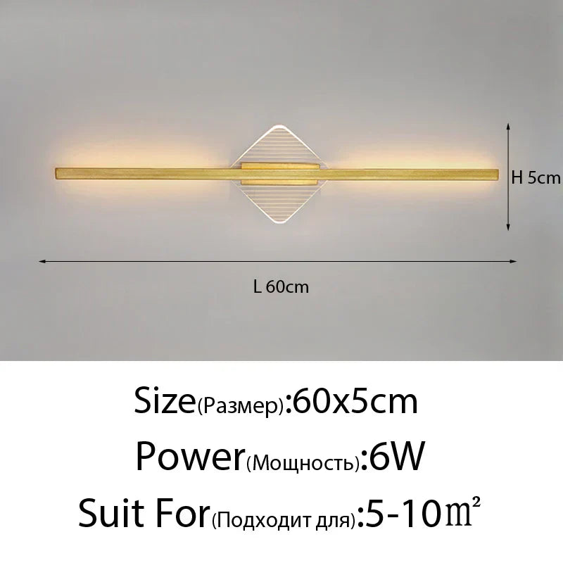 DecorBites™ LED Mirror Wall Lamp for Modern Minimalist Decor