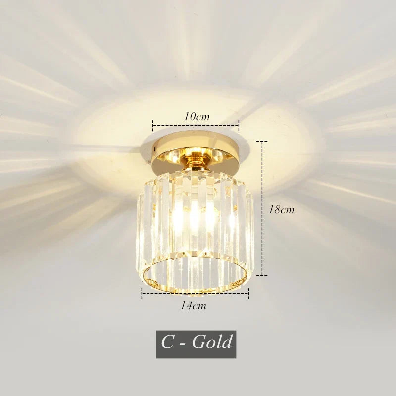DecorBites™ Crystal LED Pendant Chandelier for Dining Living Room Decor