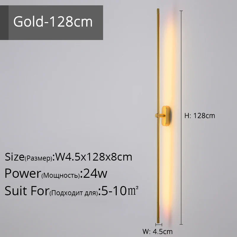DecorBites™ LED Strip Wall Lamp for Modern Decor in Staircase, Bedroom, or Aisle