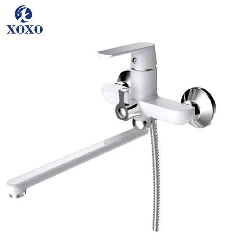 DecorBites™ Brass Body XOXO Bathtub Shower Faucet in Three Colors