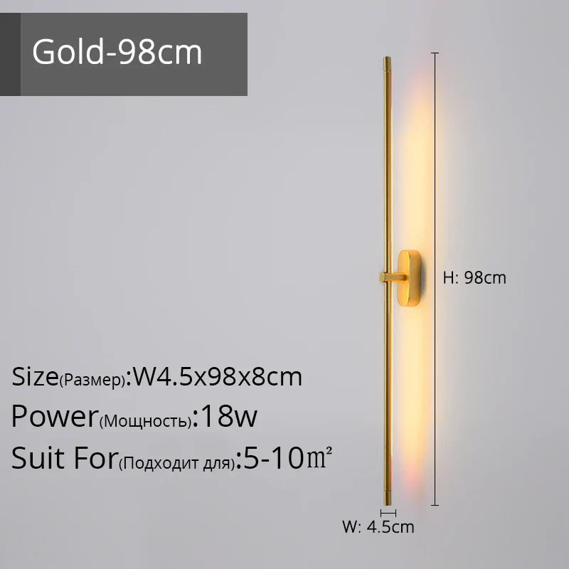 DecorBites™ LED Strip Wall Lamp for Modern Decor in Staircase, Bedroom, or Aisle