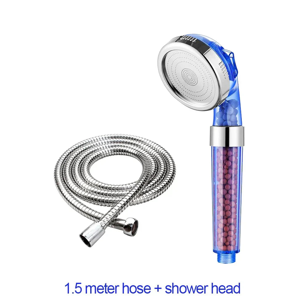 DecorBites™ 3-Function Adjustable High Pressure Shower Head for Spa Experience