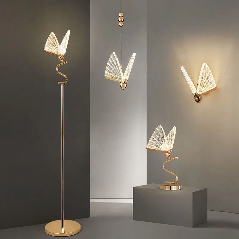 DecorBites™ Butterfly Pendant Lamps: Modern Luxury Lighting Fixtures for Staircase, Bedroom, and Aisle