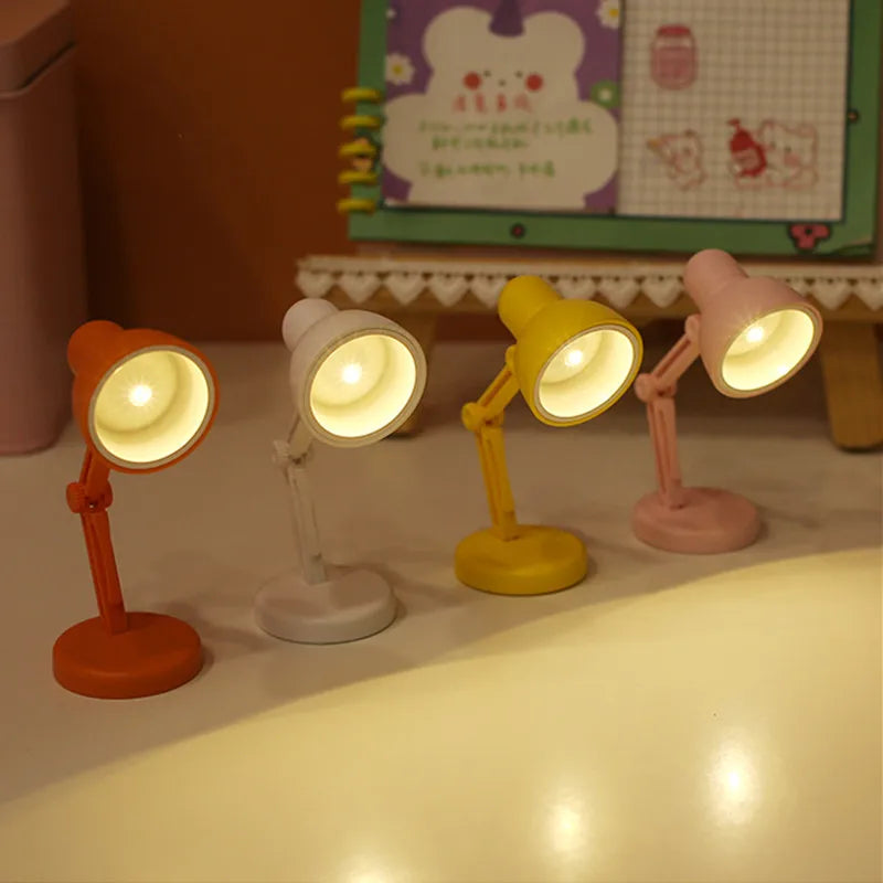 DecorBites™ LED Mini Desk Lamp with Clip, Foldable Design, Magnetic Base, Eye Protection, for Bedroom & Study