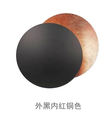 DecorBites™ LED Gold Eclipse Circle Wall Lamp for Bedroom Living Room