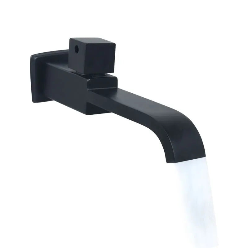 DecorBites™ Brushed Gold In-Wall Basin Faucet Set with Cold Water Only Tap
