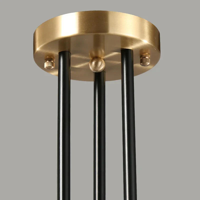 DecorBites™ Geometric Glass Ball Chandelier: Post-modern LED Pendant Lights for Stylish Decor