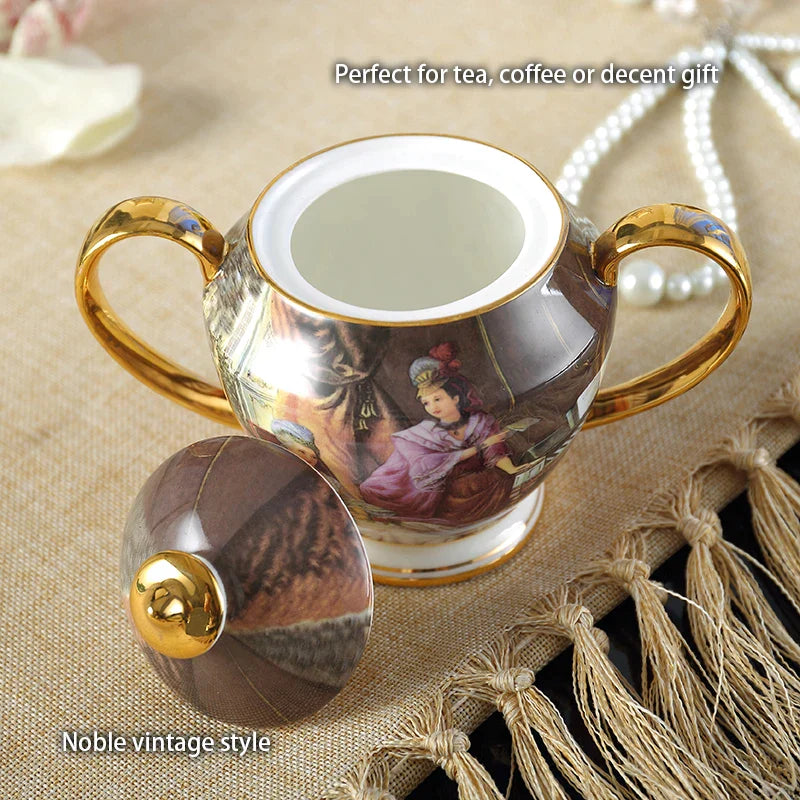 DecorBites™ Bone China Sugar Bowl & Creamer Set
