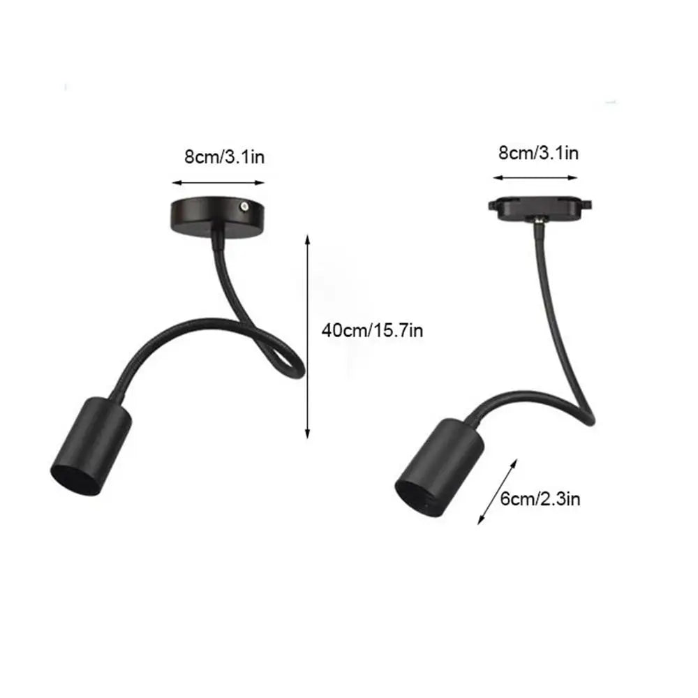 DecorBites™ Industrial Gooseneck Track Lighting for Clothing Store