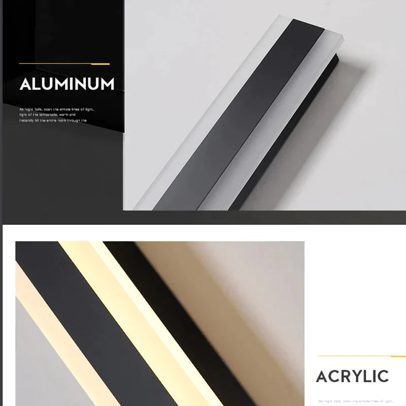 DecorBites™ LED Aluminum Wall Light for Garden Porch Sconce 110V 220V Luminaire