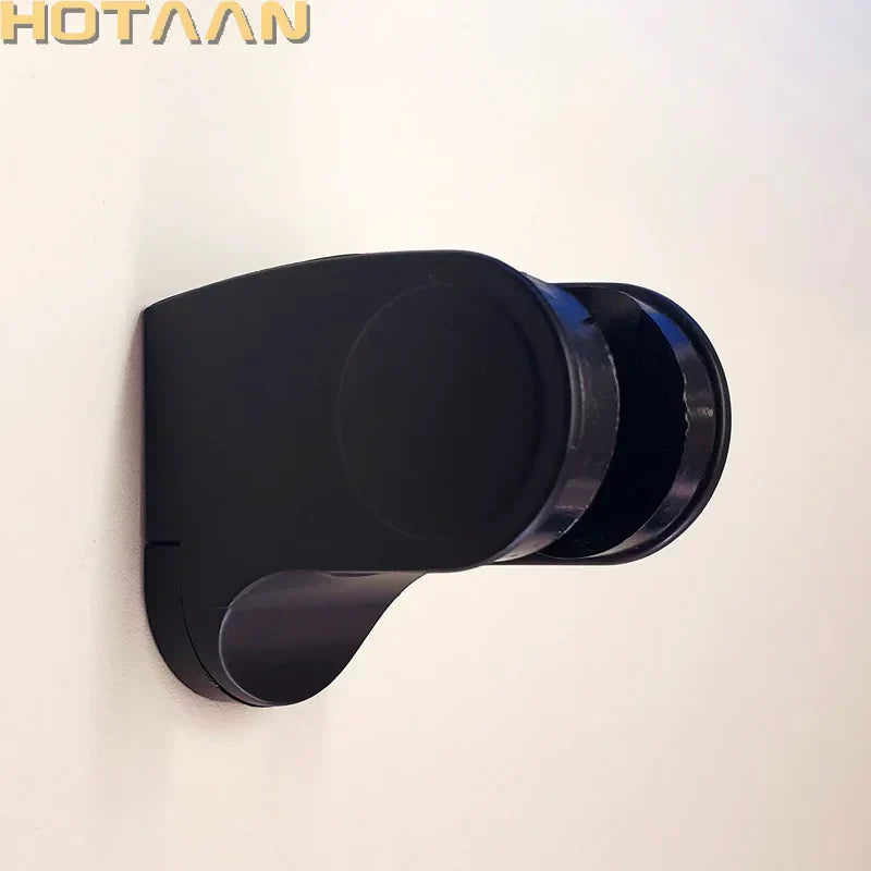 DecorBites™ Black Plated ABS Shower Holder Wall Mounted Hand Shower Bracket