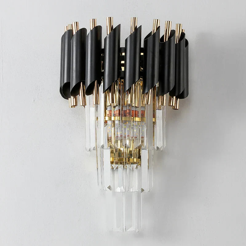 DecorBites™ Crystal Luxury Wall Lamp for Living Room, Bedroom, and Aisle