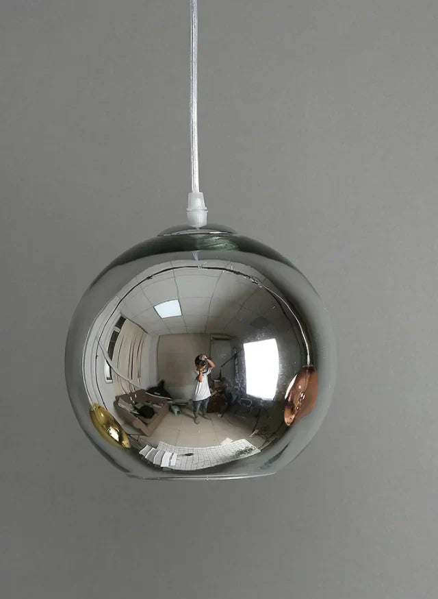 DecorBites™ Glass Bubble Ball LED Pendant Lights for Living Room, Kitchen, and Dining Room