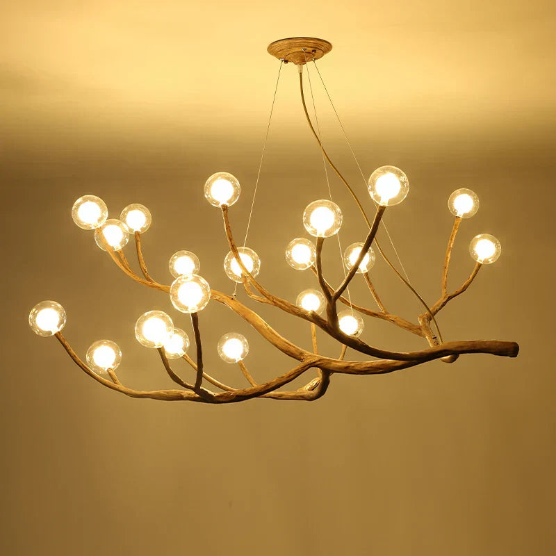 DecorBites™ LED Glass Bubble Chandelier for Restaurant Bedroom LOFT Pendant Lighting