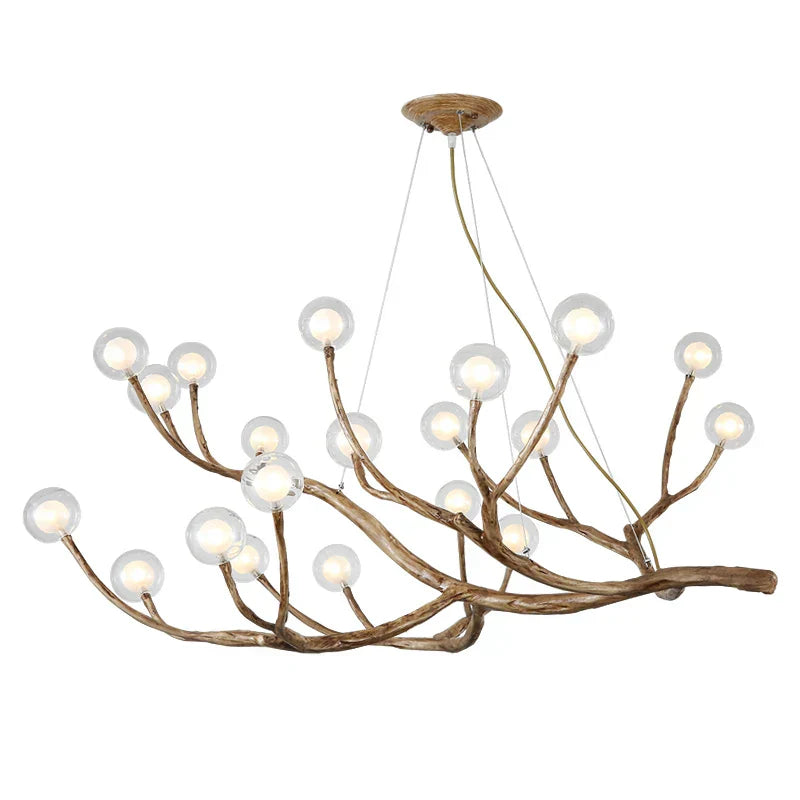 DecorBites™ LED Glass Bubble Chandelier for Restaurant Bedroom LOFT Pendant Lighting