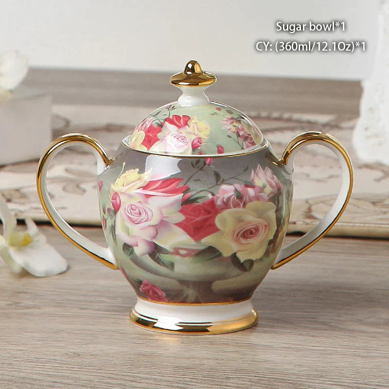 DecorBites™ Bone China Sugar Bowl & Creamer Set