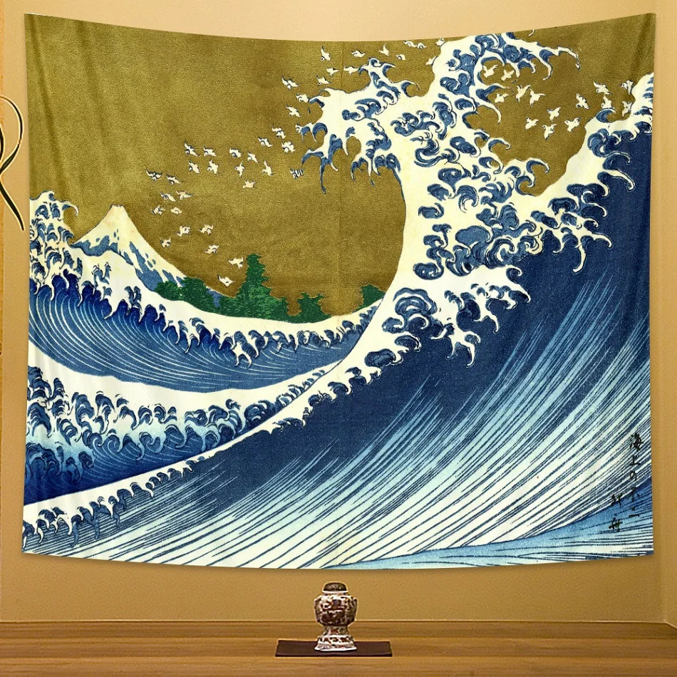 DecorBites™ Beach Scenery Tapestry - Bohemian Home Decor Wall Mat for Bedroom