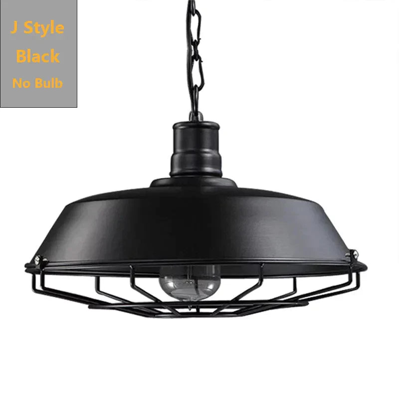 DecorBites™ Black Industrial Pendant Light for Kitchen Island Bar Farmhouse Decor