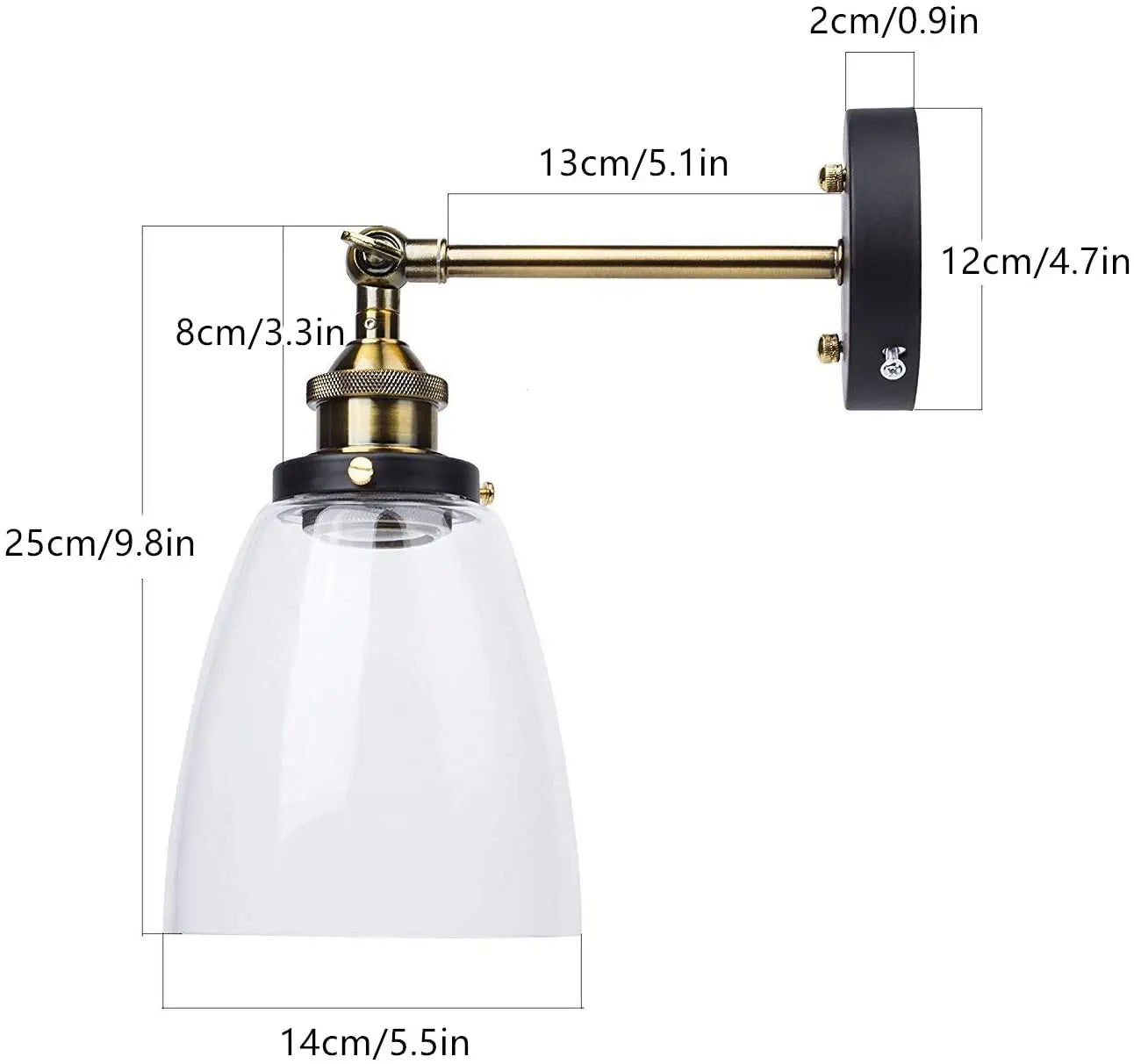 DecorBites™ Industrial Loft LED Cage Wall Light Sconce - Modern Home Lighting Fixture