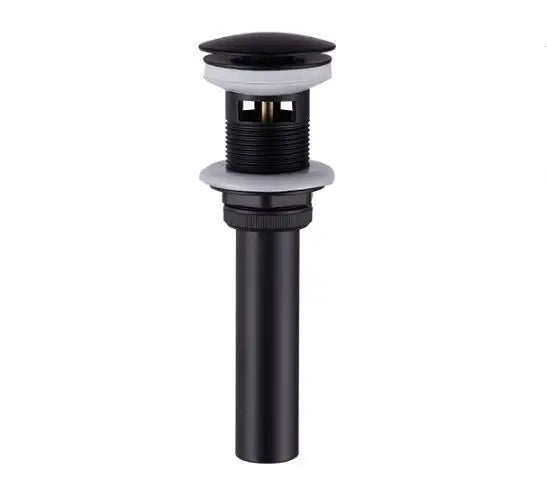 DecorBites™ Gold & White Bathroom Basin Faucet Deck Mounted Sink Tap, Brass with Rose Gold Accent