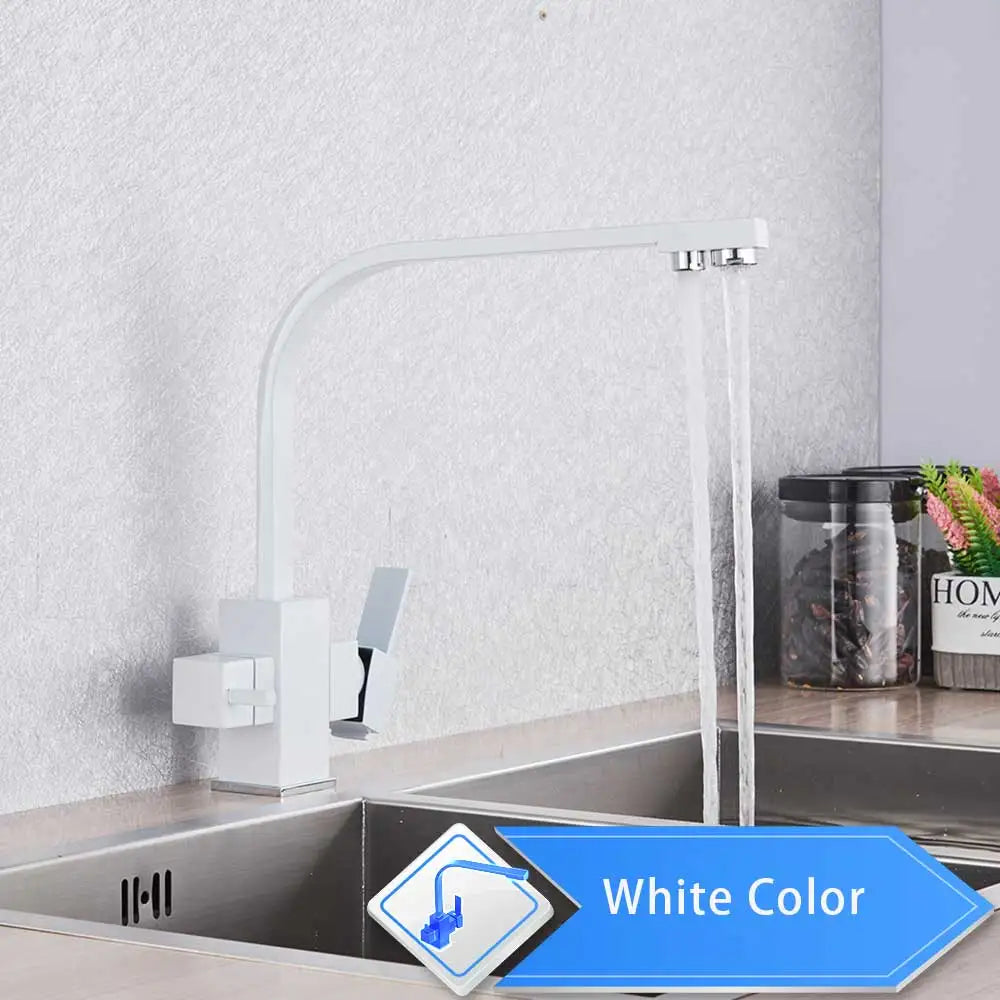 DecorBites™ Beige Purity Kitchen Faucet with Purification Function