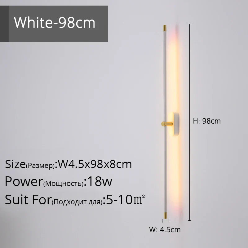 DecorBites™ LED Strip Wall Lamp for Modern Decor in Staircase, Bedroom, or Aisle
