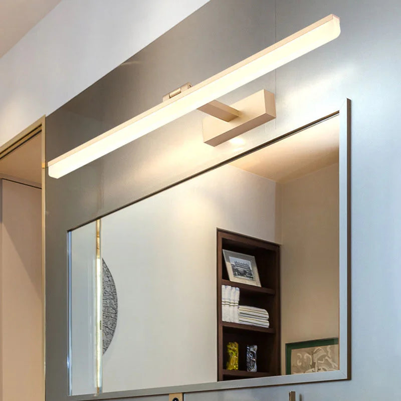 DecorBites™ Acrylic Golden Mirror Cabinet Lamp 40CM for Bathroom, Bedroom, and Cosmestic Lighting