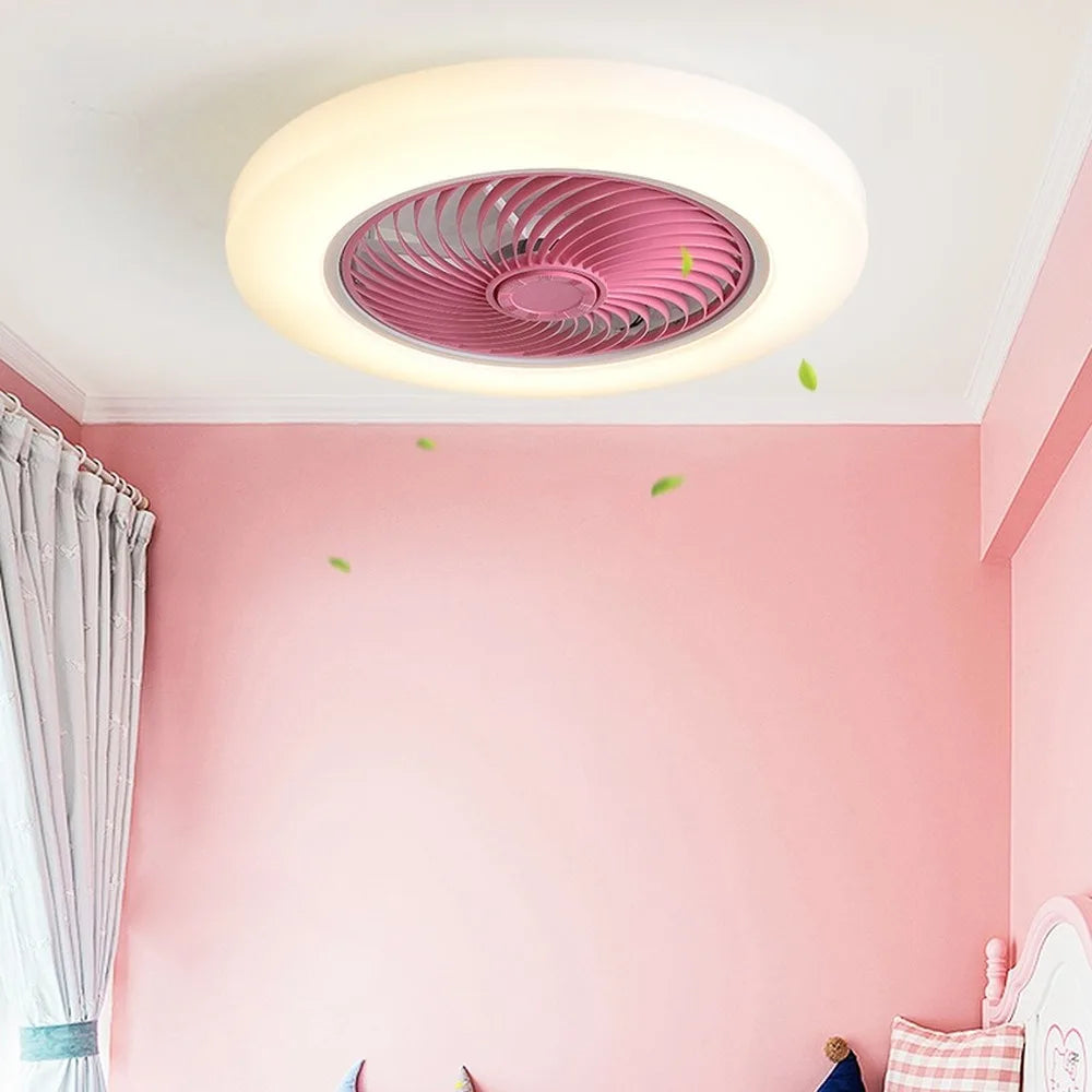 DecorBites™ 52cm Smart Ceiling Fan with Lights Remote Control, Retractable Blades Silent Operation