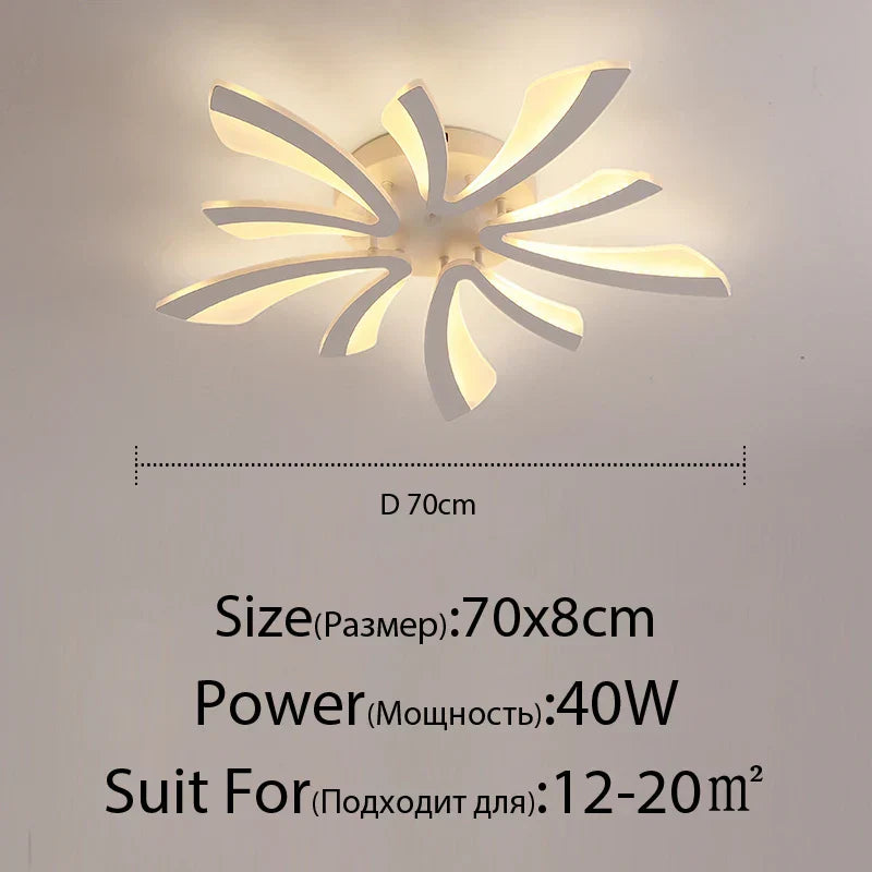 DecorBites™ LED Ceiling Lights Modern Acrylic Luminaria Lampada for Home Indoor Lighting