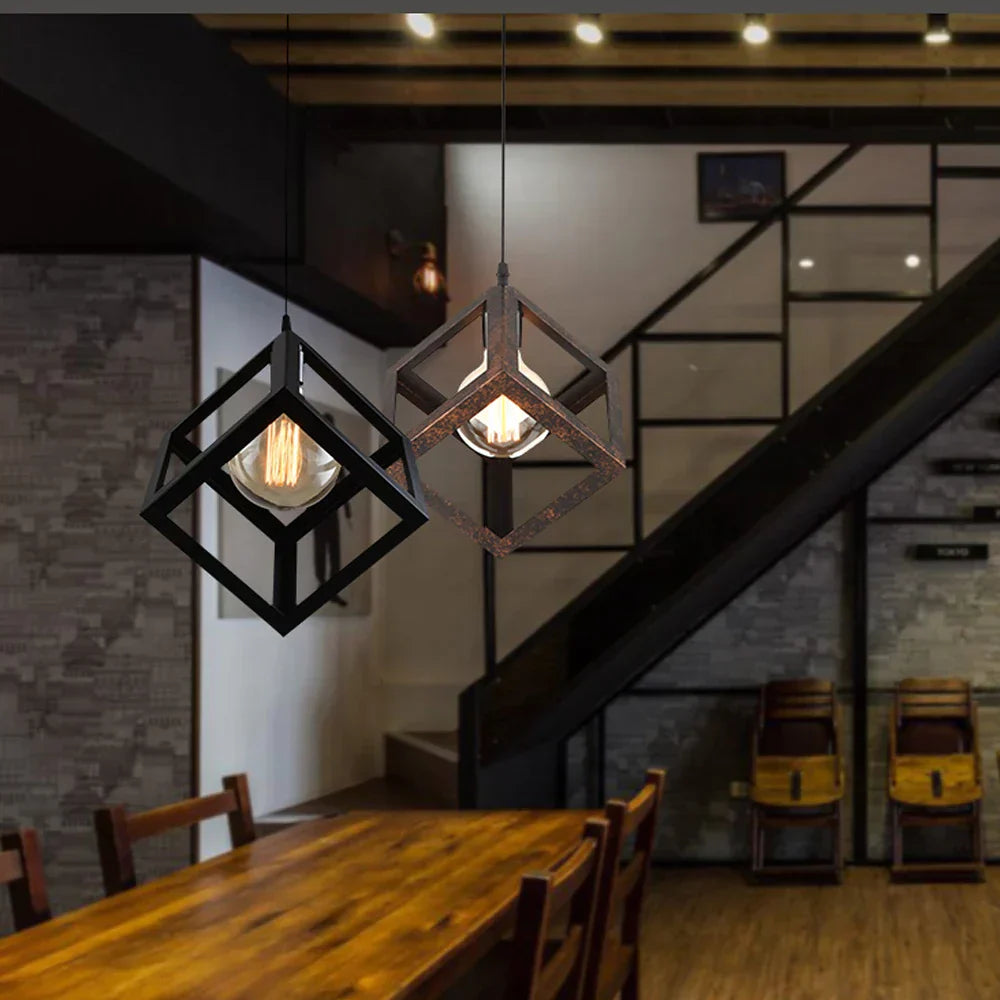 DecorBites™ Geometric LED 3-Light Pendant for Indoor Lighting & Decor