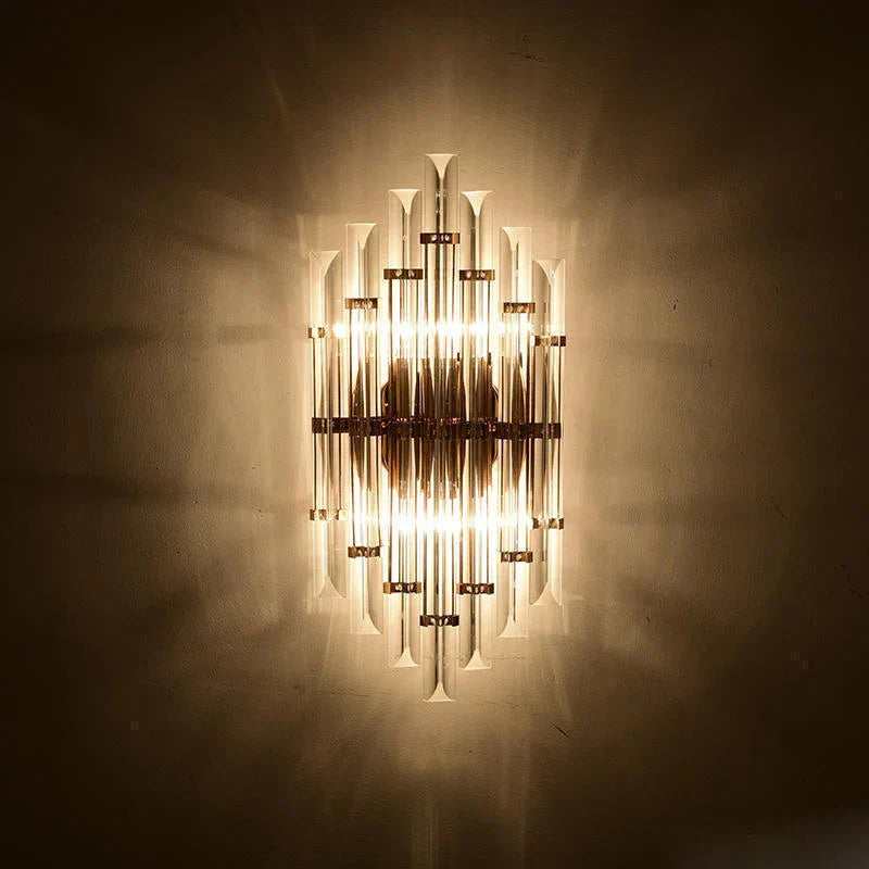 DecorBites™ Crystal LED Wall Sconce Light for Bedroom and Corridor