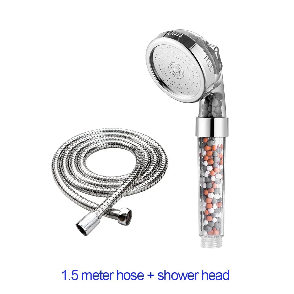 DecorBites™ 3-Function Adjustable High Pressure Shower Head for Spa Experience