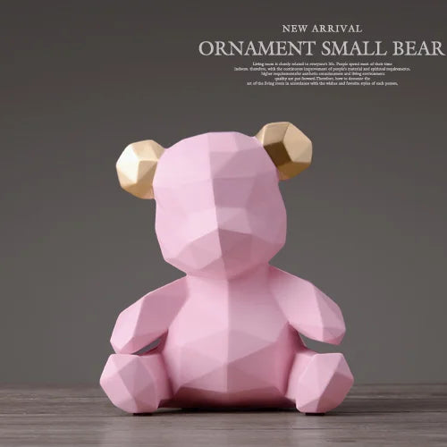 DecorBites™ Bear Figurine Resin Sculpture Ornament Home Office Garden Gift