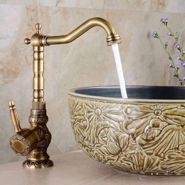 DecorBites™ Brass Antique Bath Hardware Set: Towel Rack, Paper Holder, Towel Hanger, Toilet Brush Holder