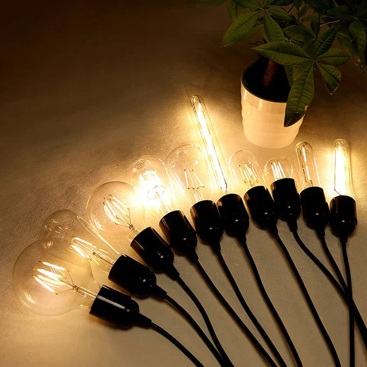 DecorBites™ LED Filament Bulbs: Ultra Bright E27 4W-8W Edison Lamp Bulbs for Pendant Home Lighting